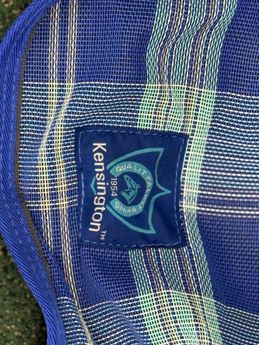 USED Kensington Fly Sheet 80" Blue Plaid