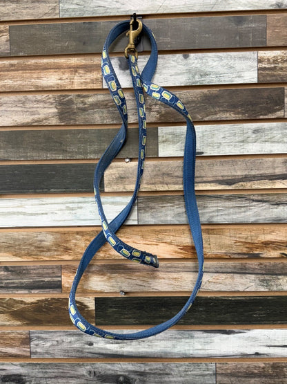 USED  Patterned Lead Rope  Blue