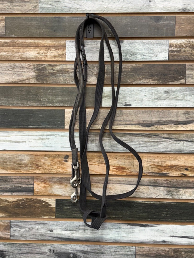 USED Perri's Nylon Draw Reins  Black