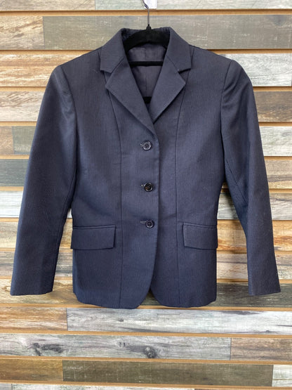 USED Millers Triumph Youth English Show Coat 10 Navy Pin Stripe