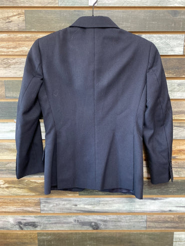 USED Millers Triumph Youth English Show Coat 10 Navy Pin Stripe
