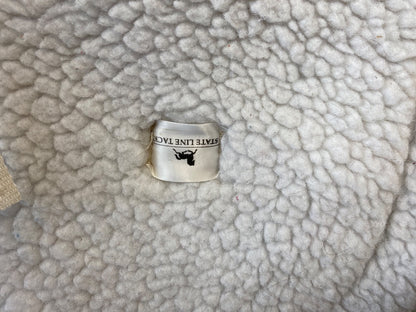 USED StateLineTack Fleece Contour Pad Horse White