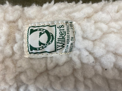 USED Wilker's Fleece Contour Pad Horse White