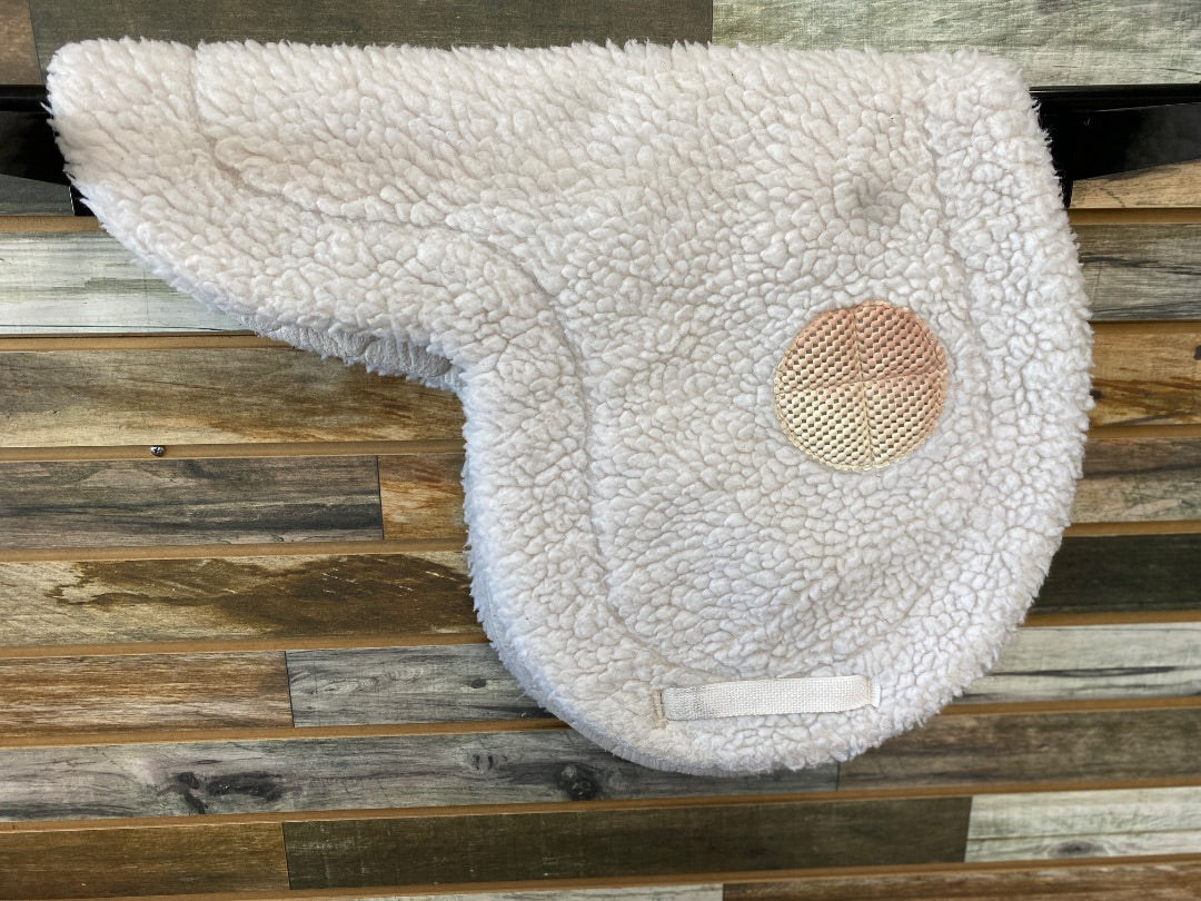 USED Wilker's Fleece Contour Pad Horse White