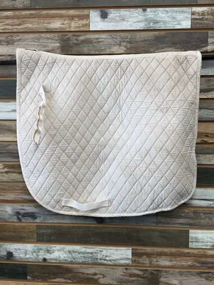 USED White TuffRider Saddle Pad Full Sized