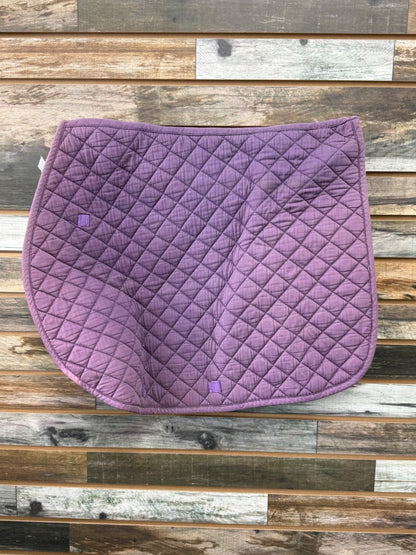 USED  English Saddle Pad Full Purple