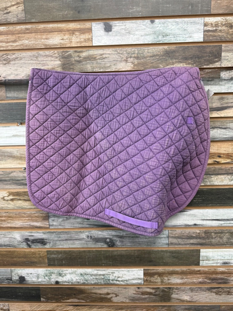 USED  English Saddle Pad Full Purple