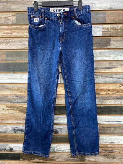USED Cinch Ladies Western Jeans 14R (Small) Dark Wash