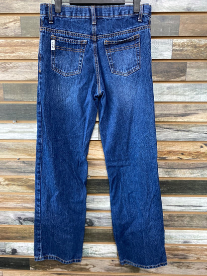 USED Cinch Ladies Western Jeans 14R (Small) Dark Wash
