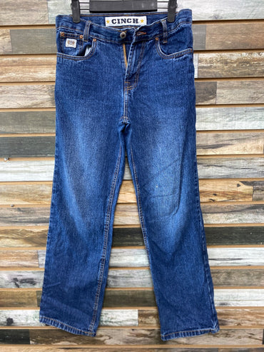 USED Cinch Ladies Western Jeans 16R (Small) Dark Wash