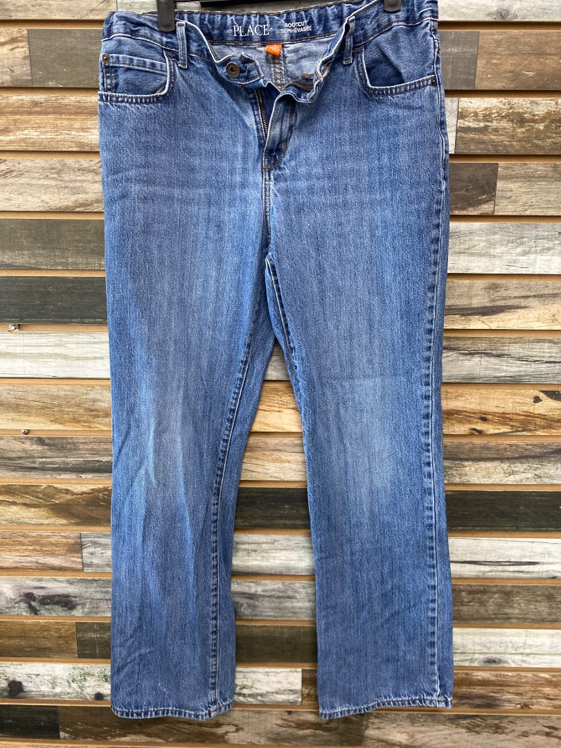 USED Place Ladies Western Jeans 16 (Small) Medium Wash