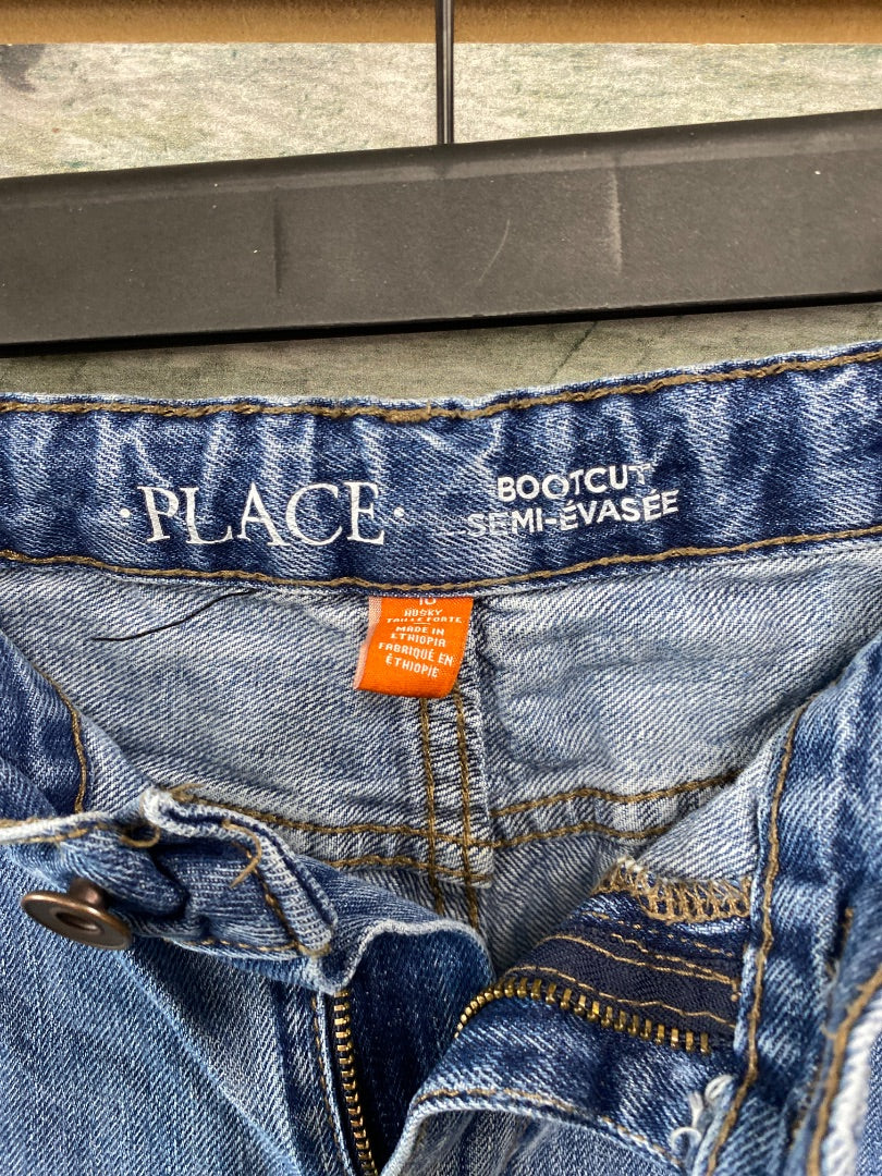 USED Place Ladies Western Jeans 16 (Small) Medium Wash