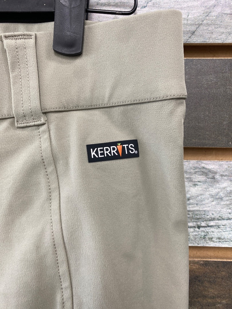 USED Kerrits Youth English Breeches XL Tan