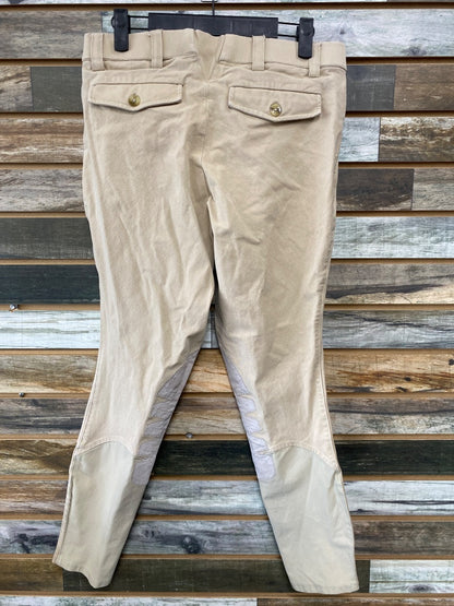 USED Ariat Ladies English Breeches 30L Tan