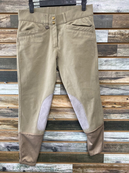 USED Ovation Ladies English Breeches 30R Tan