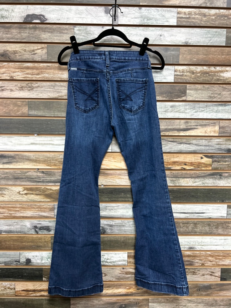 USED Cinch Ladies Western Jeans 26/1R Denim