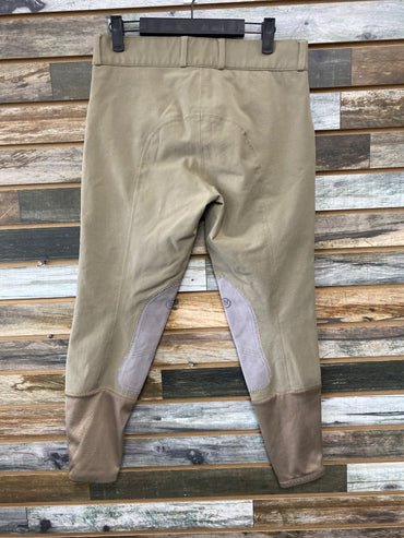 USED Ovation Ladies English Breeches 30R Tan