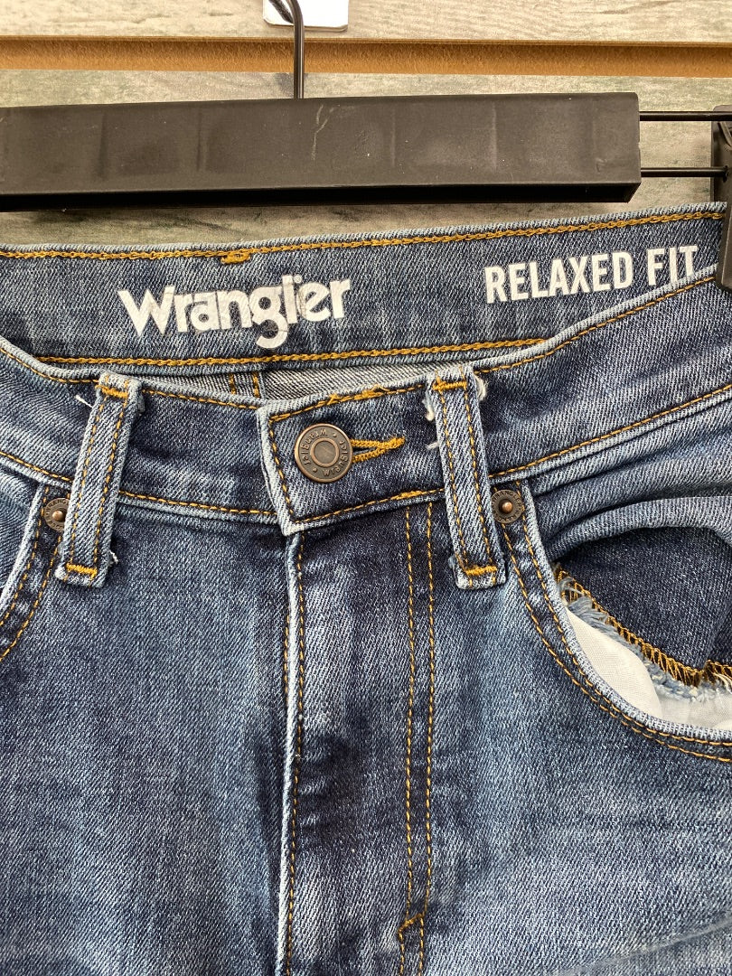 USED Wrangler Ladies Western Jeans 30/30 Medium Wash