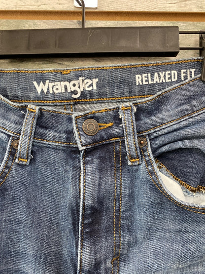USED Wrangler Ladies Western Jeans 30/30 Medium Wash