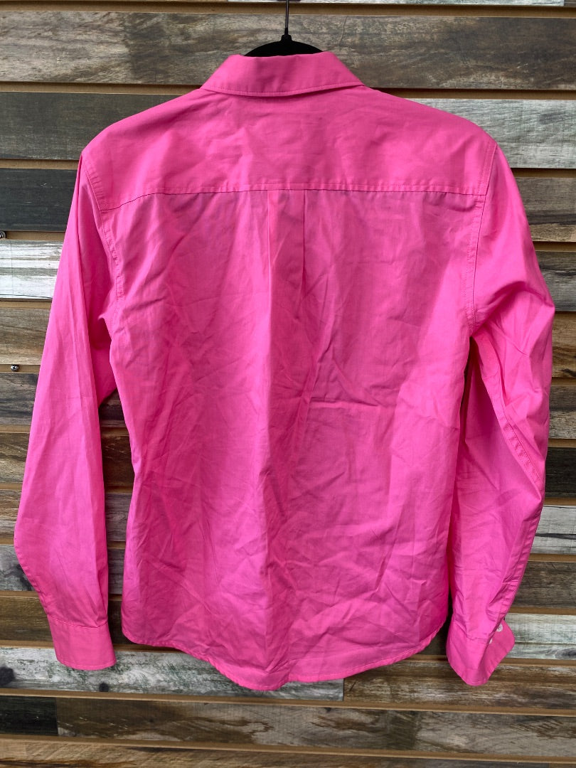 USED Cinch Youth Western Tops 12 (Large) Pink
