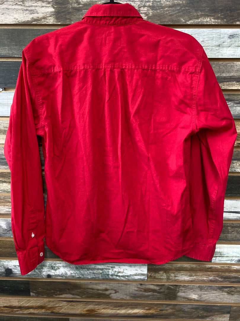 USED Cinch Youth Western Tops XL (14) Red