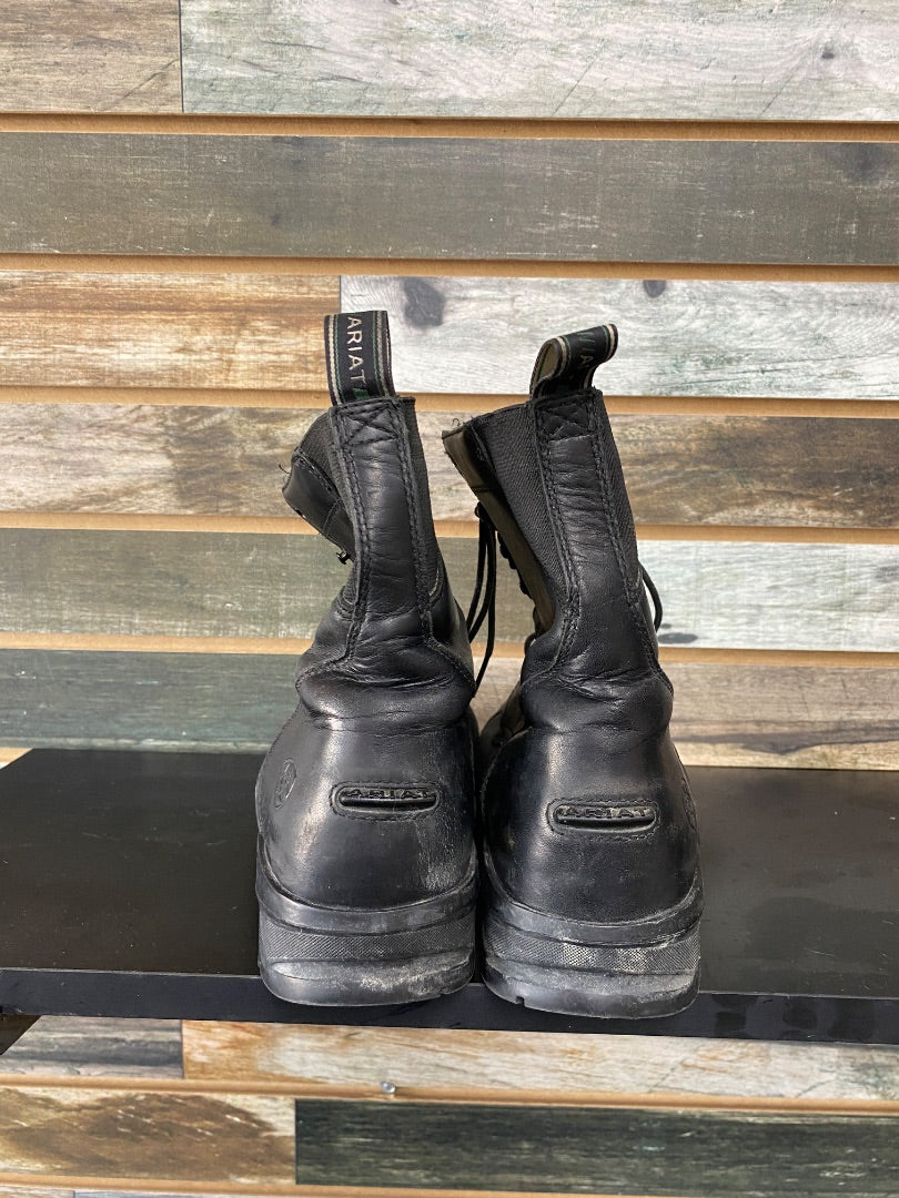 USED Ariat Ladies Paddock Boots W 8.5 Black