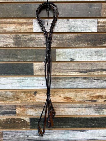 USED Light Brown No Brand Laced English Reins