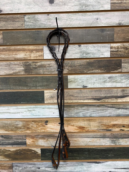 USED Light Brown No Brand Laced English Reins