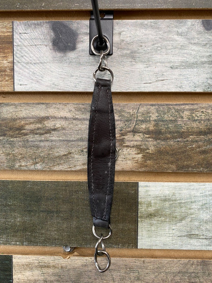 USED (NEW) Dark Oil Leather Curb Chain