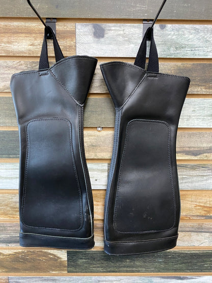 USED  Velcro Half Chaps Medium | Upper Thigh 23" Black