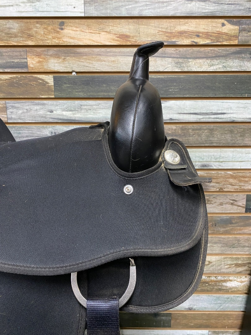 USED Abetta Western Saddles 15" Black