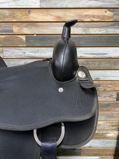 USED Abetta Western Saddles 15" Black