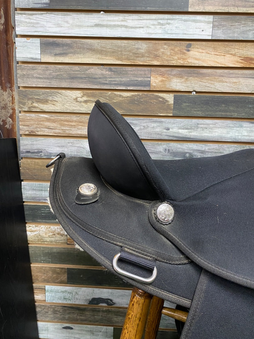 USED Abetta Western Saddles 15" Black