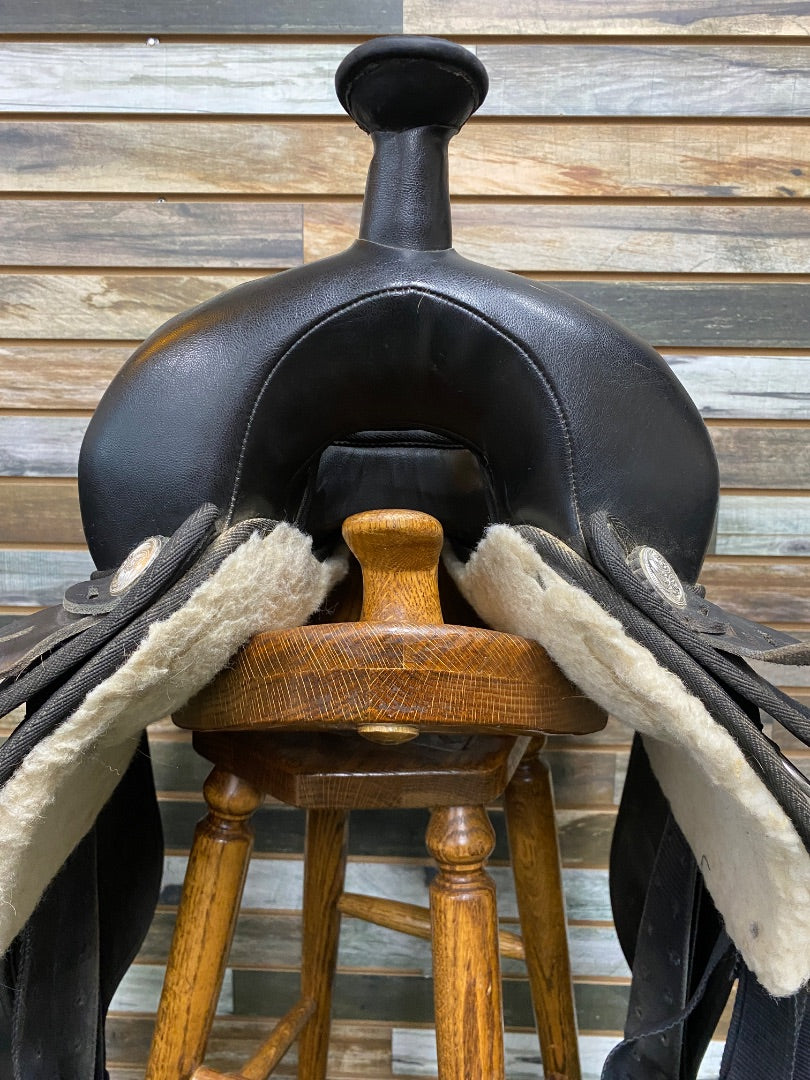 USED Abetta Western Saddles 15" Black