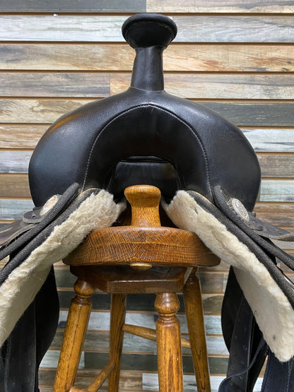 USED Abetta Western Saddles 15" Black