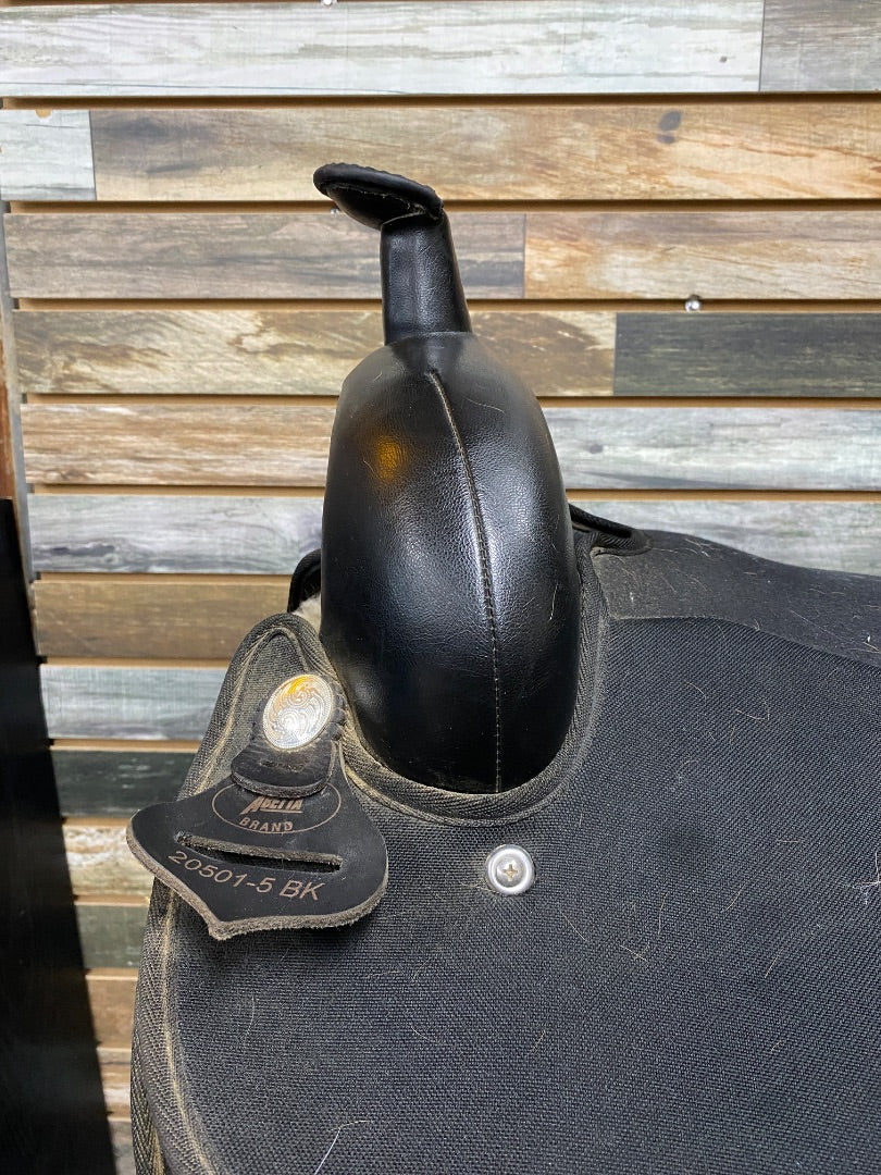 USED Abetta Western Saddles 15" Black