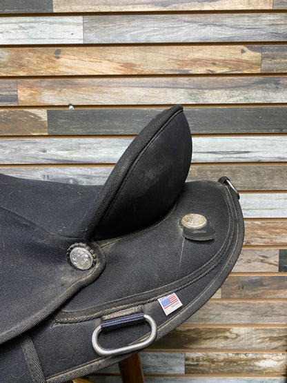 USED Abetta Western Saddles 15" Black