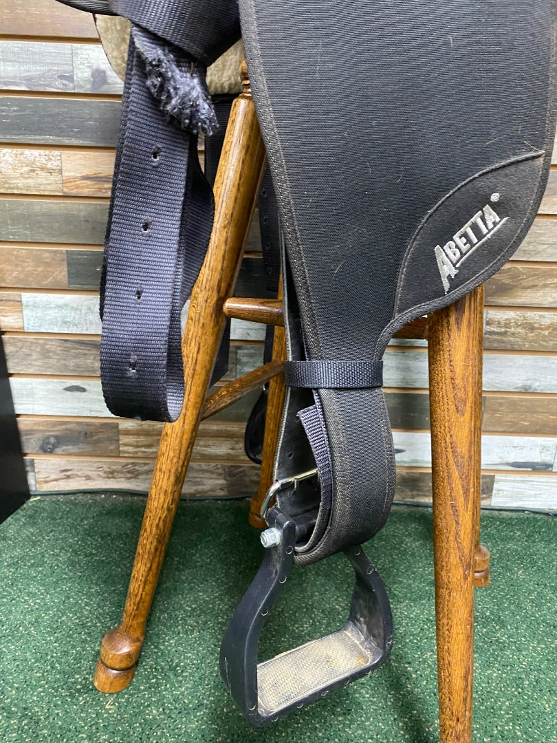 USED Abetta Western Saddles 15" Black