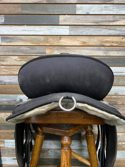USED Abetta Western Saddles 15" Black