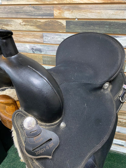 USED Abetta Western Saddles 15" Black