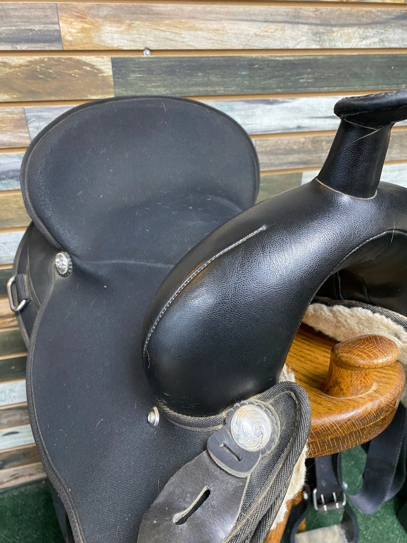 USED Abetta Western Saddles 15" Black