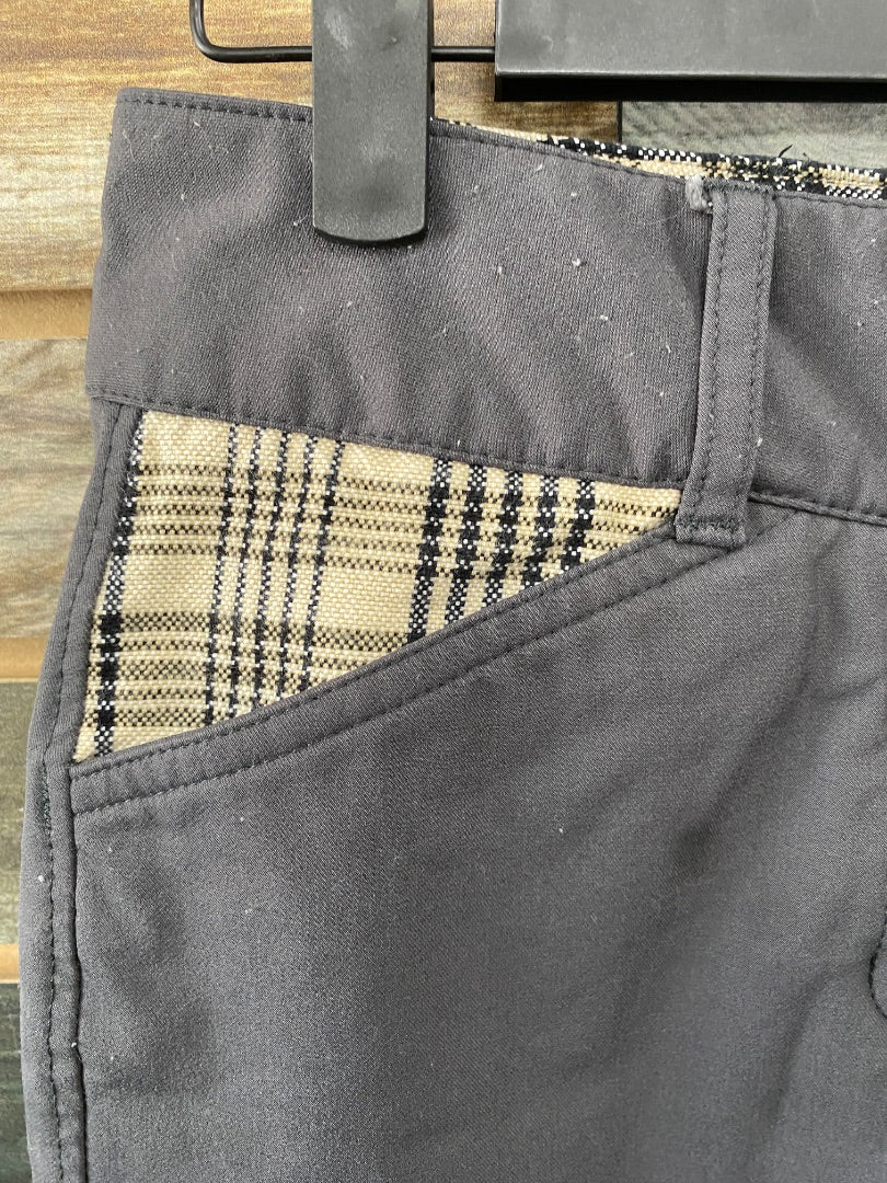 USED 5/A Baker Ladies Knee Patch Breeches 24 Grey