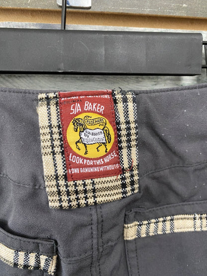 USED 5/A Baker Ladies Knee Patch Breeches 24 Grey