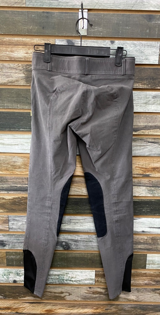 USED Devon-Aire Ladies Knee Patch Breeches 24 Grey