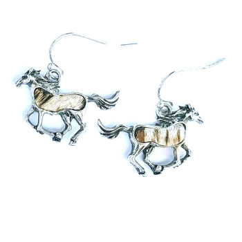 Wyo Horse Jewelry - Hair on Hide Horse Earrings - Package (3)