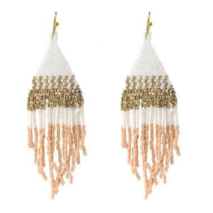 Wyo Horse Jewelry - Soft Seed Bead Diamond Fringe Earrings - Package (3)