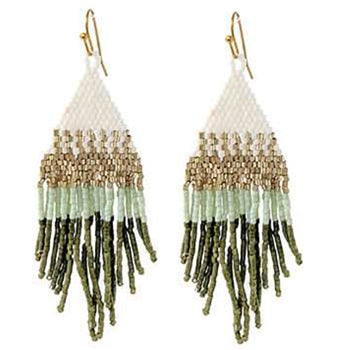 Wyo Horse Jewelry - Soft Seed Bead Diamond Fringe Earrings - Package (3)