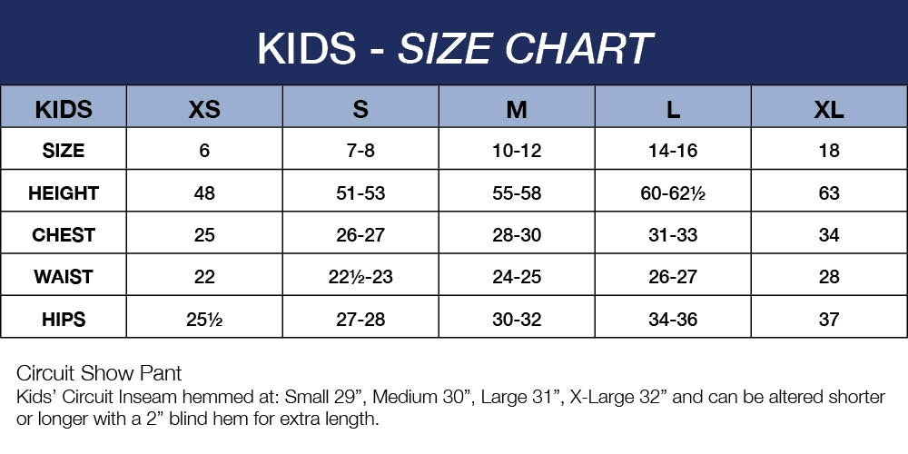 Youth Circuit Show Pants