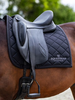 Equestrian Stockholm Saddle Pad Line Black -  Full