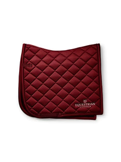 Equestrian Stockholm Saddle Pad Line Bordeaux - Full